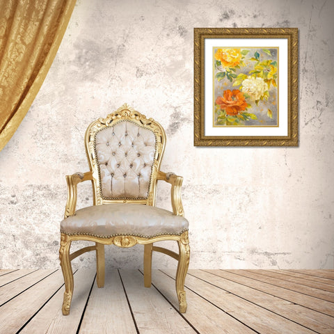 Beauty of the Blossom Gold Ornate Wood Framed Art Print with Double Matting by Loreth, Lanie