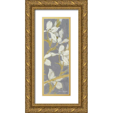 Tranquil Elegance Panel V Gold Ornate Wood Framed Art Print with Double Matting by Loreth, Lanie