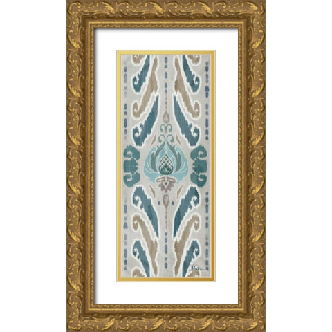 A Touch of Flourish I Gold Ornate Wood Framed Art Print with Double Matting by Pinto, Patricia