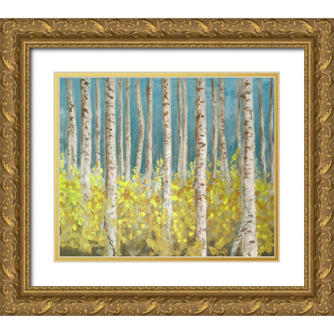 Golden Birchwood Gold Ornate Wood Framed Art Print with Double Matting by Johnson, Walt