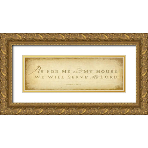 Me and My House Gold Ornate Wood Framed Art Print with Double Matting by Drotz, Dallas