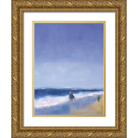 Point Reyes Gold Ornate Wood Framed Art Print with Double Matting by Hoffman, Kate