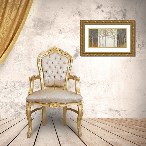 Night and Day Gold Ornate Wood Framed Art Print with Double Matting by Lovell, Kathrine