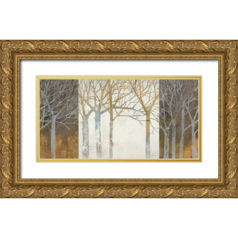 Night and Day Gold Ornate Wood Framed Art Print with Double Matting by Lovell, Kathrine