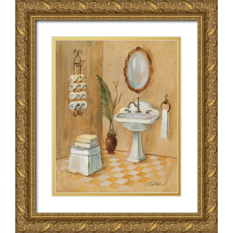 Light Bath II Gold Ornate Wood Framed Art Print with Double Matting by Vassileva, Silvia