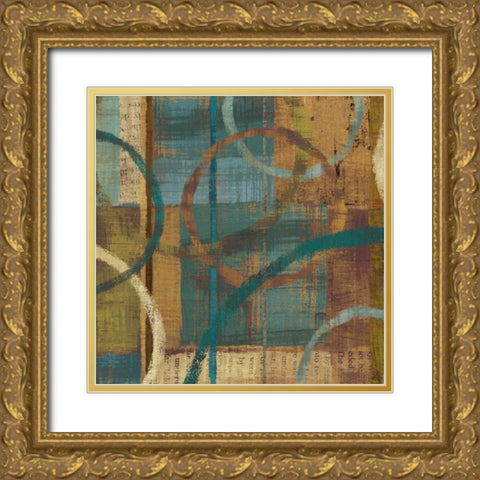 Tranquility I Gold Ornate Wood Framed Art Print with Double Matting by Mullan, Michael
