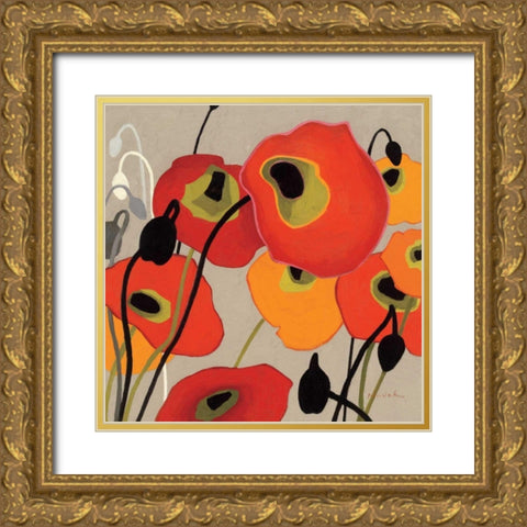 Mango Tango II Gold Ornate Wood Framed Art Print with Double Matting by Novak, Shirley