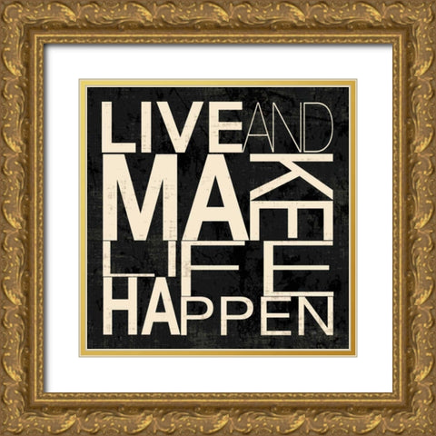 Good Words II Gold Ornate Wood Framed Art Print with Double Matting by Pela Studio