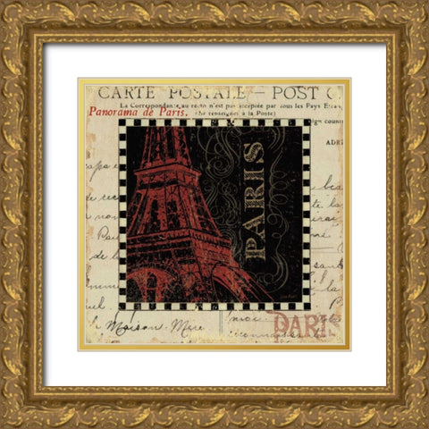 La Tour I Gold Ornate Wood Framed Art Print with Double Matting by Audit, Lisa