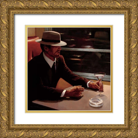Dry Martini Crop I Gold Ornate Wood Framed Art Print with Double Matting by Sullivan, Myles