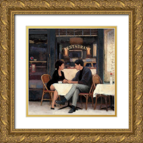 Rendezvous Gold Ornate Wood Framed Art Print with Double Matting by Sullivan, Myles