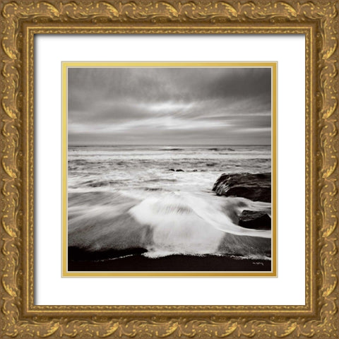 Sunset on the Coast II Gold Ornate Wood Framed Art Print with Double Matting by Audit, Lisa