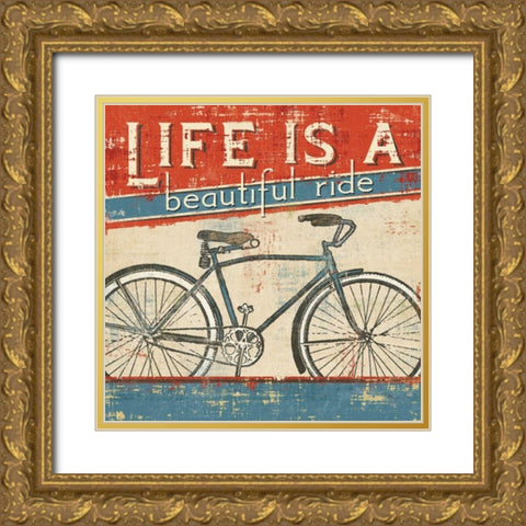 Beautiful Ride I Gold Ornate Wood Framed Art Print with Double Matting by Pela Studio