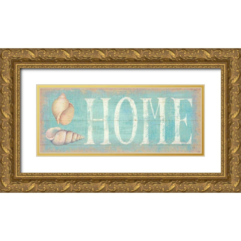 Pastel Home Gold Ornate Wood Framed Art Print with Double Matting by Brissonnet, Daphne