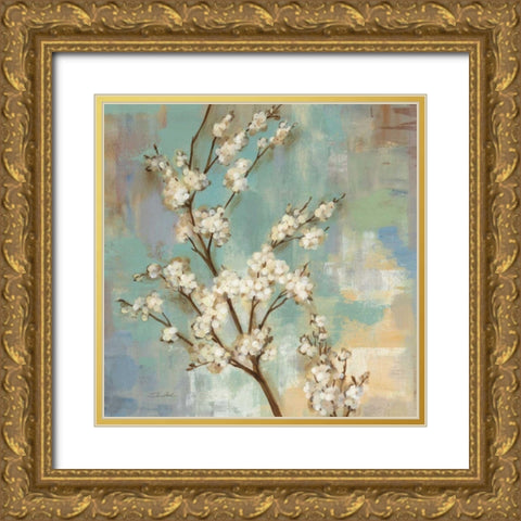 Kyoto Blossoms II Gold Ornate Wood Framed Art Print with Double Matting by Vassileva, Silvia