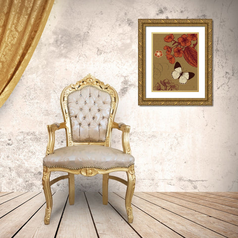 Orchard Travels Gold Ornate Wood Framed Art Print with Double Matting by Studio Mousseau
