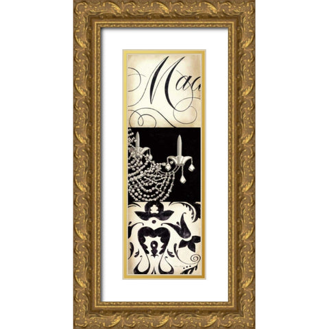 Fifth and Madison IV Gold Ornate Wood Framed Art Print with Double Matting by Fabiano, Marco