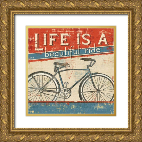 Beautiful Ride I Gold Ornate Wood Framed Art Print with Double Matting by Pela Studio