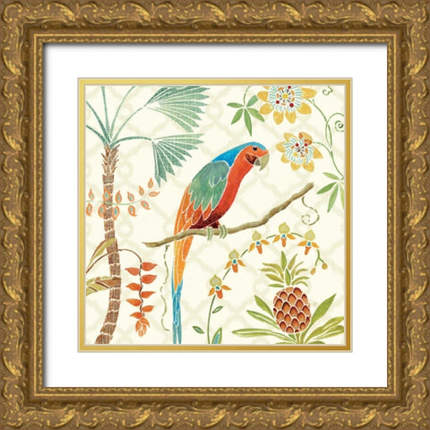 Tropical Paradise III Gold Ornate Wood Framed Art Print with Double Matting by Brissonnet, Daphne