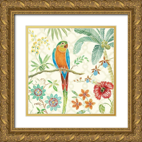 Tropical Paradise IV Gold Ornate Wood Framed Art Print with Double Matting by Brissonnet, Daphne