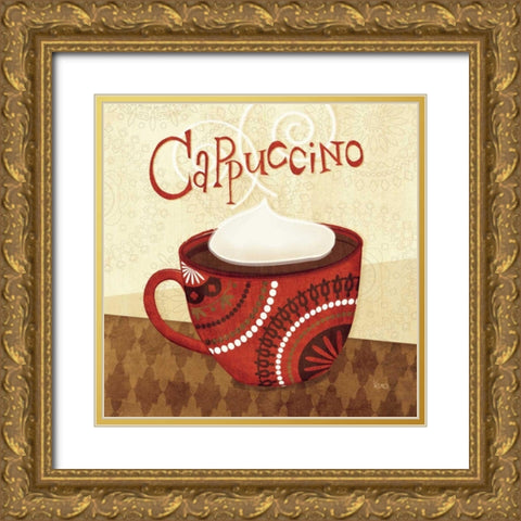 Cup of Joe II Gold Ornate Wood Framed Art Print with Double Matting by Charron, Veronique