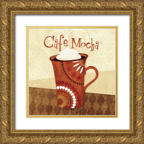 Cup of Joe III Gold Ornate Wood Framed Art Print with Double Matting by Charron, Veronique