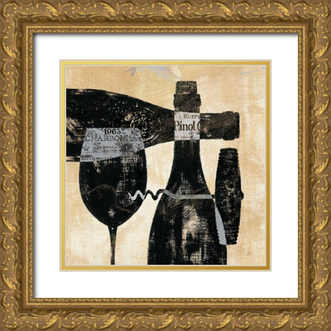 Wine Selection I Gold Ornate Wood Framed Art Print with Double Matting by Brissonnet, Daphne