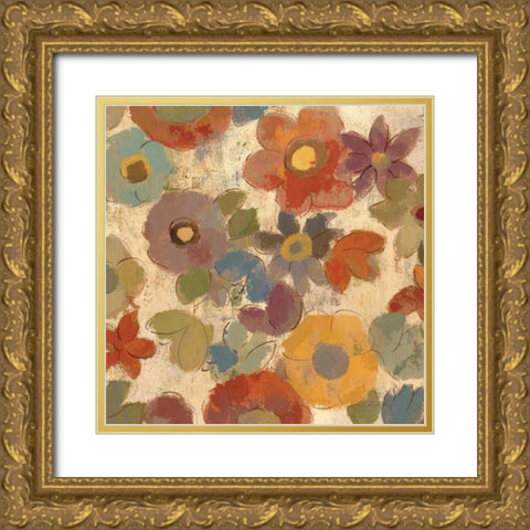 Hazel Eyes II Gold Ornate Wood Framed Art Print with Double Matting by Vassileva, Silvia