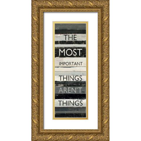 Zephyr Quote II Gold Ornate Wood Framed Art Print with Double Matting by Schick, Mike