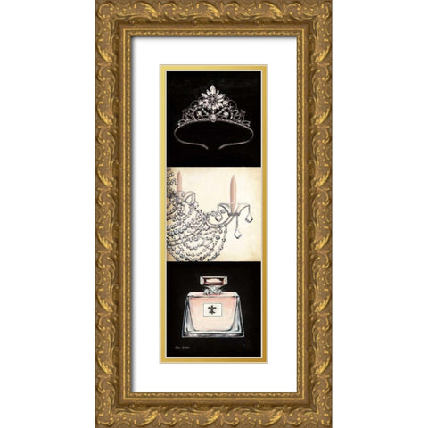 Fifth and Madison II Gold Ornate Wood Framed Art Print with Double Matting by Fabiano, Marco