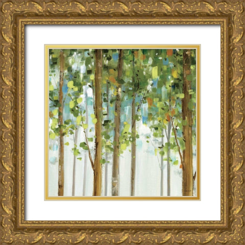 Forest Study II Gold Ornate Wood Framed Art Print with Double Matting by Audit, Lisa