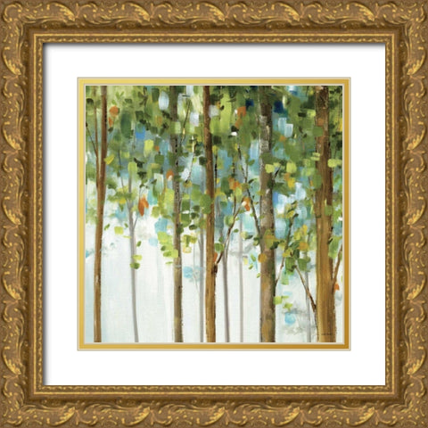 Forest Study III Gold Ornate Wood Framed Art Print with Double Matting by Audit, Lisa