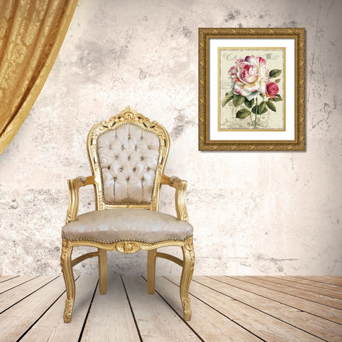 Garden View III - Rose Gold Ornate Wood Framed Art Print with Double Matting by Audit, Lisa