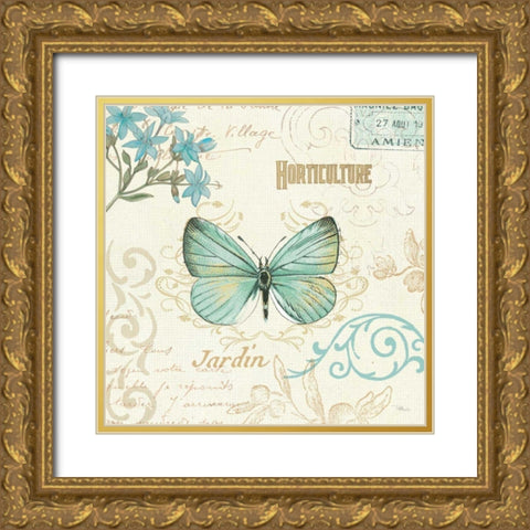 Natural Elegance II Gold Ornate Wood Framed Art Print with Double Matting by Pela Studio