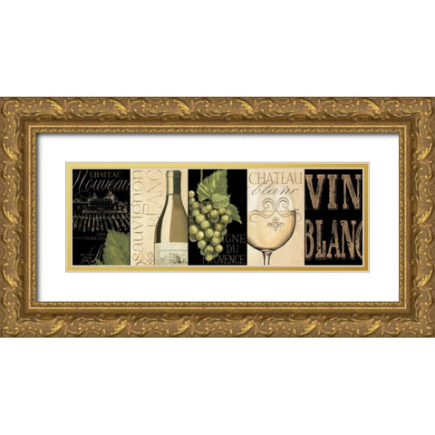 Chateau Nouveau Panel II Gold Ornate Wood Framed Art Print with Double Matting by Fabiano, Marco