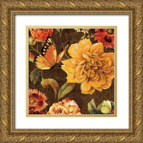 Rainbow Garden II Gold Ornate Wood Framed Art Print with Double Matting by Audit, Lisa