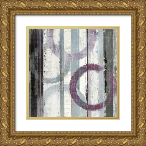 Plum Zephyr II Gold Ornate Wood Framed Art Print with Double Matting by Schick, Mike