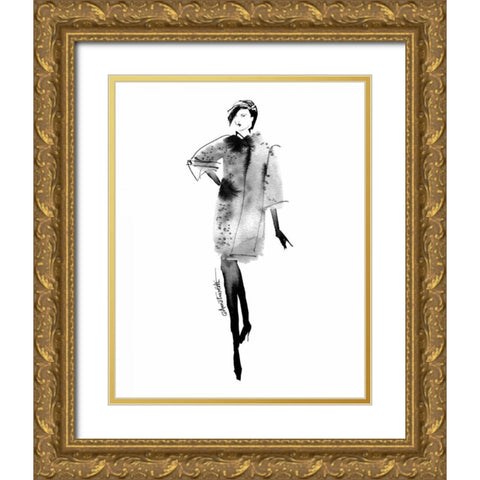 Modern Fashion II Gold Ornate Wood Framed Art Print with Double Matting by Tavoletti, Anne