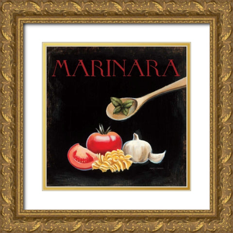 Italian Cuisine IV Gold Ornate Wood Framed Art Print with Double Matting by Fabiano, Marco