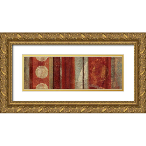 Bora Gold Ornate Wood Framed Art Print with Double Matting by Silva, Roque