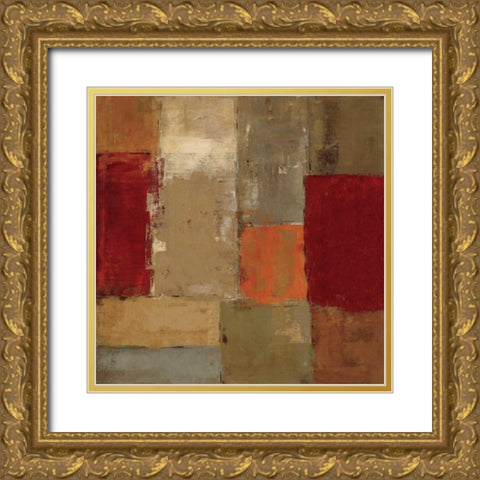 African Moment II Gold Ornate Wood Framed Art Print with Double Matting by Vassileva, Silvia
