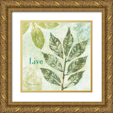 Natures Impressions I Gold Ornate Wood Framed Art Print with Double Matting by Mullan, Michael