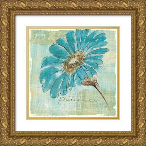 Spa Daisies II Gold Ornate Wood Framed Art Print with Double Matting by Paschke, Chris