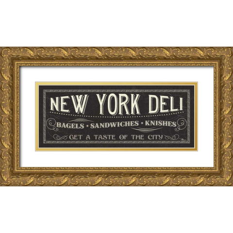 Lunchtime III Gold Ornate Wood Framed Art Print with Double Matting by Pela Studio