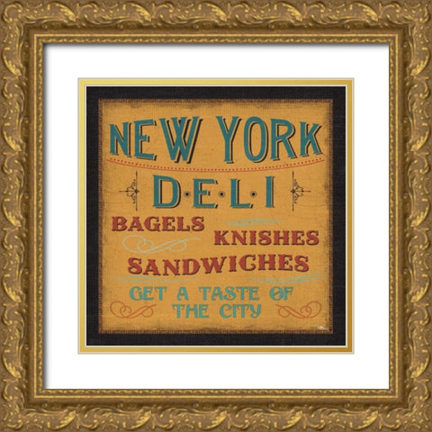 Lunchtime in Color III Gold Ornate Wood Framed Art Print with Double Matting by Pela Studio