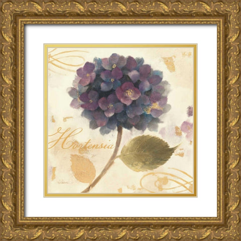 Abundant Hydrangea II Gold Ornate Wood Framed Art Print with Double Matting by Hristova, Albena