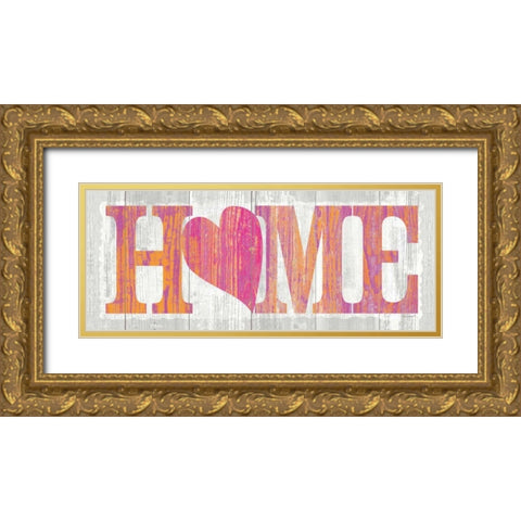 Driftwood Home Gold Ornate Wood Framed Art Print with Double Matting by Schlabach, Sue
