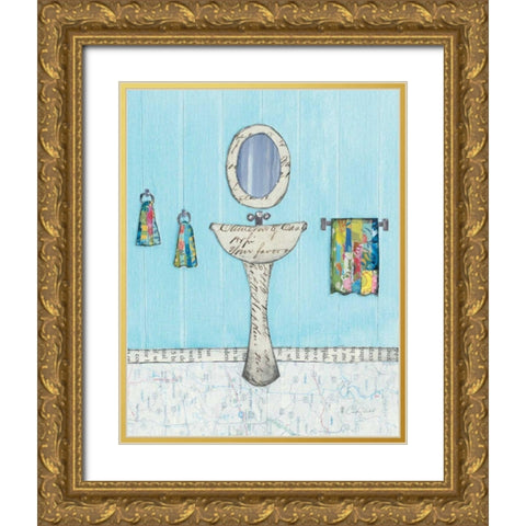 Finding Your Way I Gold Ornate Wood Framed Art Print with Double Matting by Prahl, Courtney
