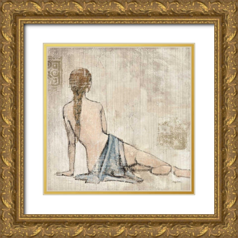 Figure Study II Gold Ornate Wood Framed Art Print with Double Matting by Tillmon, Avery