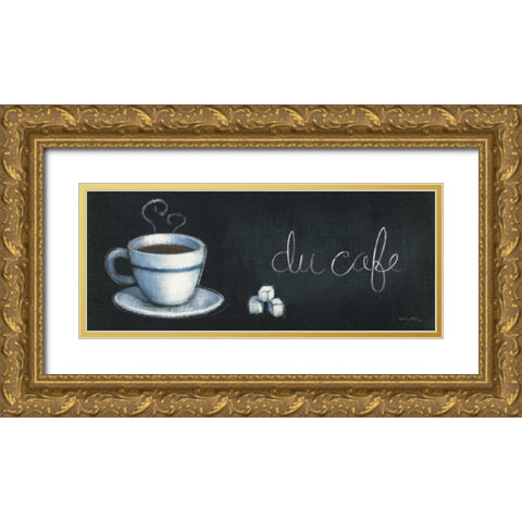 Chalkboard Menu I - Cafe Gold Ornate Wood Framed Art Print with Double Matting by Adams, Emily